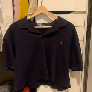 Polo navy blue t shirt